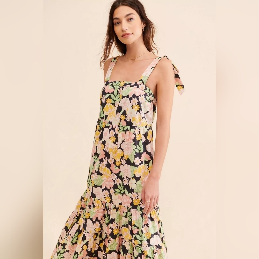 Anthropologie - Saltwater Luxe - Alanya Floral Maxi Dress - Picture 4 of 12